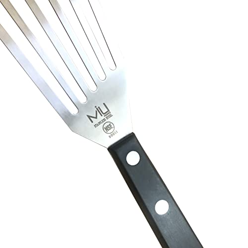 WALLFARM 11-Inch Fish Spatula, Flexible Stainless Steel Turner - size: 11 Inch