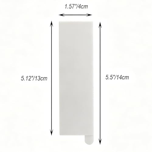 Long Rectangular White Mini Cake Boards, 100Pcs Cake Base - size: Long bar rectangular - White
