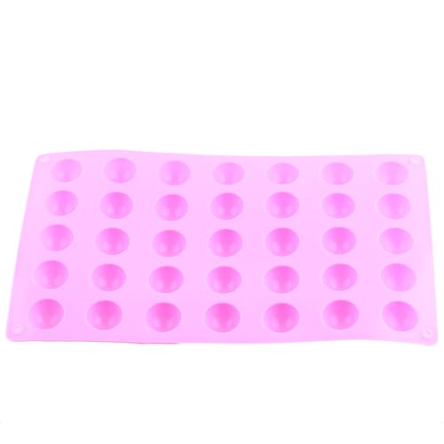 35 Cavity Mini Semi Sphere Silicone Candy Molds