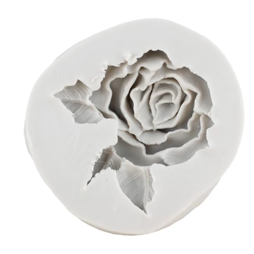 3D Rose Flower Fondant Molds Flower Silicone Mold - color: Style N