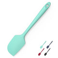 Doosu 600°F Heat Resistant Silicone Large Spatula, 11.4in, Aqua Sky - color: Aqua Sky, size: 11.4in (Flat Spatula)