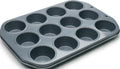 Fox Run 4455 Muffin Pan, 12-Cup, Preferred Non-Stick - style: Non-Stick 12Cup Muffin Pan