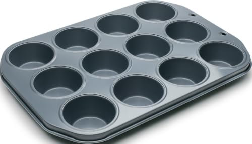 Fox Run 4455 Muffin Pan, 12-Cup, Preferred Non-Stick - style: Non-Stick 12Cup Muffin Pan