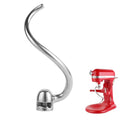Stainless Steel Spiral Dough Hook for KitchenAid 5 Plus-6QT Mixer - size: Dough Hook