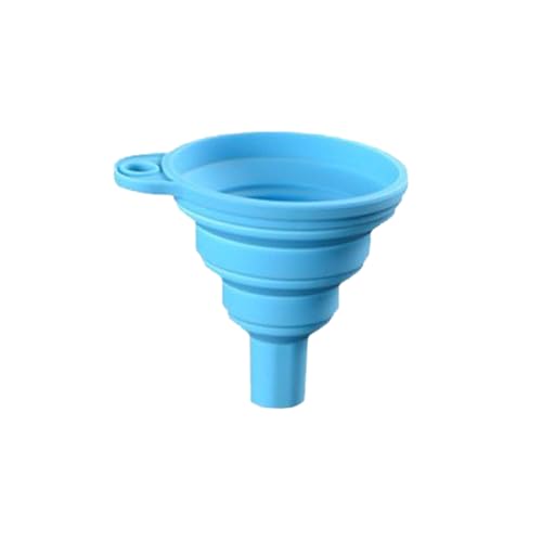 Silicone Funnel Set 35g 1 Piece Blue Collapsible Kitchen Funnel