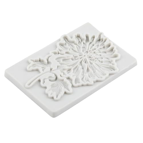 Chrysanthemum Flower Fondant Silicone Mold Set Of 2 - color: Style K