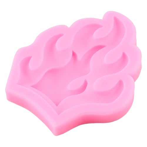 Flame Fondant Molds Fire Cake Decorating Silicone Mold - color: Style C