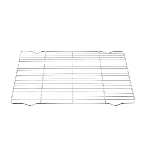Cooling rack,2-Pack Heavy-Duty Stainless Steel wire rack for cooking (16.5"x11.5") - Oven Baking Wire Rack for Sheet Pans, Bread, Dishwasher Safe & Non-Toxic Metal Grates - size: 16.5"x11.5"x0.6"