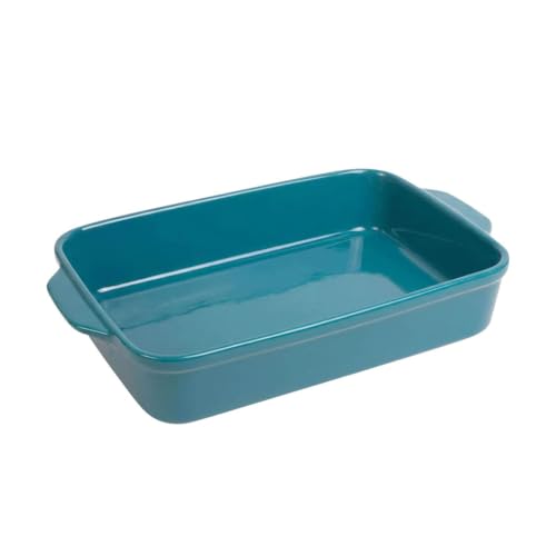 King Arthur Baking Company Rectangular Pan With Handles, Ceramic, Distributes Heat Evenly, 9 x 13-Inch, For Oven-To-Table Cakes, Brownies, Bars, Rolls, And Casseroles - style: Rectangular, 9 x 13-Inch