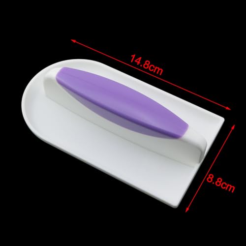 Fondant Cake Spatula Tool Handle Cake Smoother 5.8x3.5In DIY Cake Surface Shaping For Jam Cream And Ice Cream Frosting