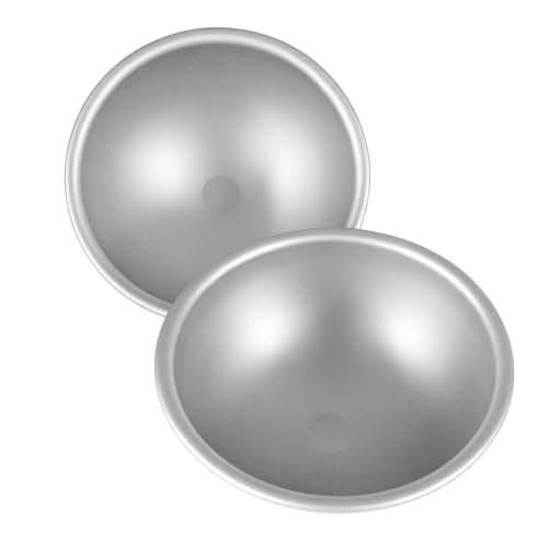 6 Inch Sphere Cake Pan, Hemisphere Anodized Aluminum Baking Mold - size: 6 Inch