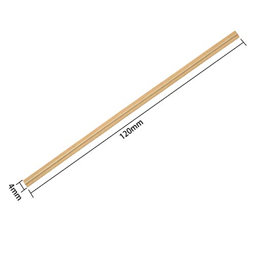500 Pcs 5" Kraft Paper Twist Ties Reusable Bread Ties, for Party Cello Candy Bread Coffee Bags Cake Pops - color: Kraft Paper