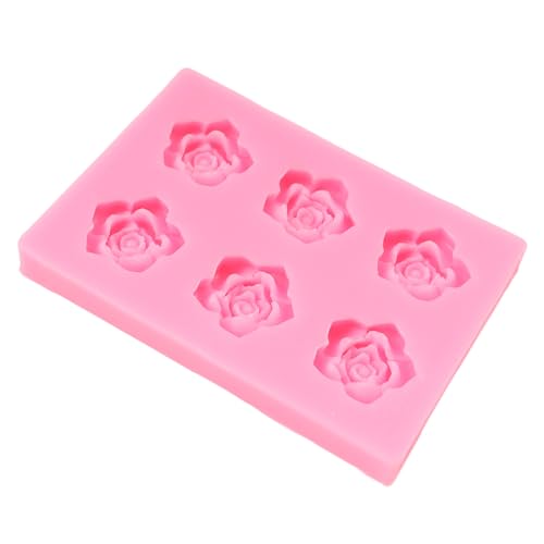 Rose Flower Silicone Fondant Mold Flower Candy Chocolate Molds - color: Style C