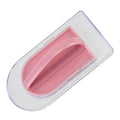 1pc 2-in-1 Cake Smoother Tool Scraper with Handle Detachable Cake Icing Trowel Fondant Icing Smoother Polisher Cake Icing Smoother Cake Surface Smoother for Cake Decorating, Pink, Clear Base