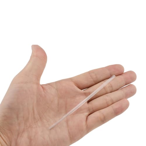 HAHIYO 300Pcs 5inches Cear Metal Twist Ties Bread Candy Coffee Bag Ties Plant Garden Twist Ties for Cellophane Treat Bags Gift Wraping Bags Plastic Bags Halloween Party Cake Present Art Crafts - color: Cear, size: 5 Inches