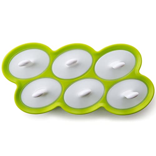 Zoku Classic Pop Molds, 6 Easy-release Popsicle Molds With Sticks and Drip-guards, BPA-free - color: Green