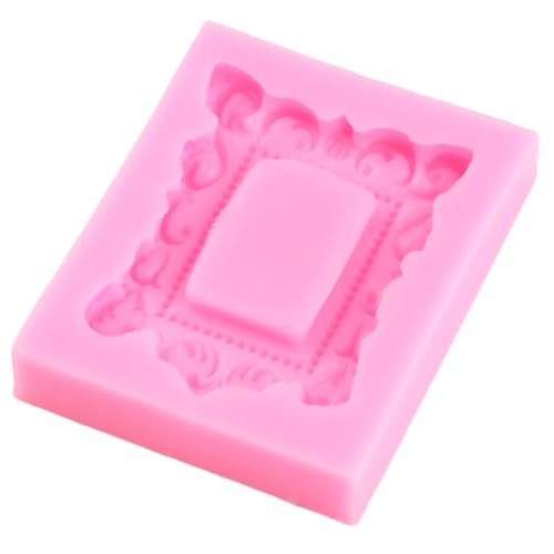 Mujiang Photo Frame Fondant Molds Picture Frames Silicone Mold Set Of 4 - color: Style B