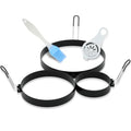 8 Inch Omelette Ring, 6 Inch Pancake Ring and 3.5 Inch Egg Ring