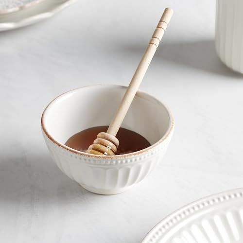 Lenox (858037 ) French Perle Groove Bowls (Set of 3), Mini, White - color: White