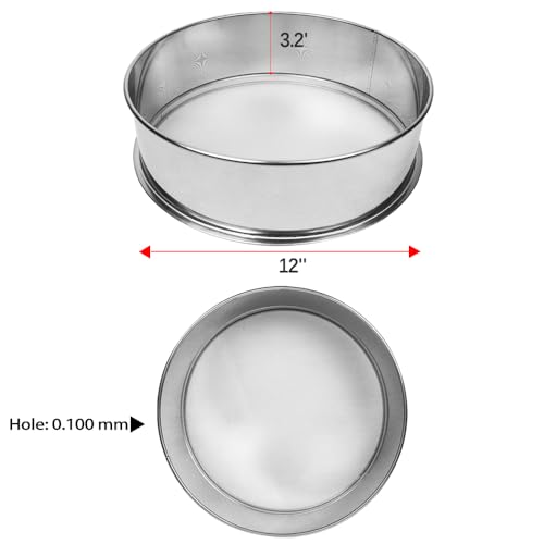 Vibrating Sifter-Stainless Steel 150 Mesh for Powder Sifter Machine - size: 150 mesh