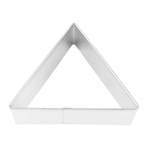 R&M Shapes Cookie Cutter 7-Piece Gift Set-Includes Squares, Rectangle, Triangle, Hexagon, Circle, Heart Cookie Cutter with Recipe Card - Steel