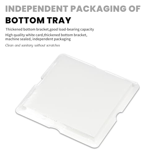 8 Pcs Clear Gift Box with Ribbon 2-Layer 8.5x8.5x9 Inch, Transparent Cake Carrier Box with Lids, PET Tall Cake Packaging Boxes, Clear Gift Boxes for Birthday,Wedding and Festival Party - size: 8.5*8.5*9 in