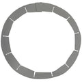 Adjustable Silicone Pie Crust Shields Baking Protectors Cover Ring Fits 8-11.4 Inch Pies Baking Pie Crust Shield Protector Cover for Edges (Grey-1pcs) - color: Grey-1pcs