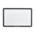 KitchenAid Silicone Medium Baking Mat, 9x14-Inch, Gray - size: 9"L x 14"W