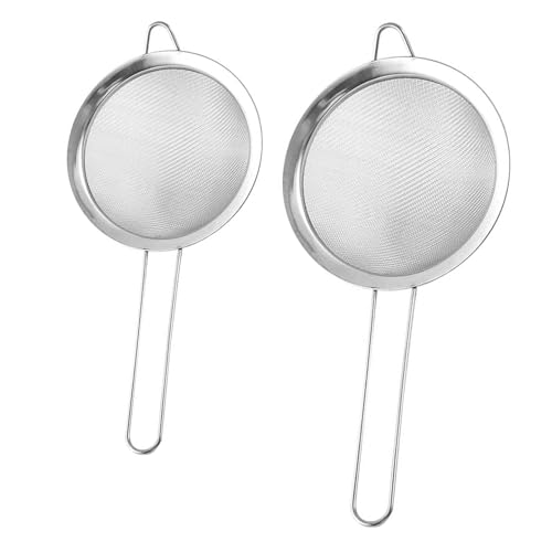 2PCS Small Fine Mesh Strainers Set