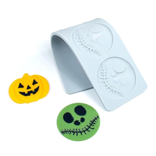 Silicone Lace Mold, Flexible Baking and Chocolate Decorating Mold,Pumpkin Skull Cake and Candy Mold for Handmade Desserts (H_ Pumpkin) - size: H_ Pumpkin