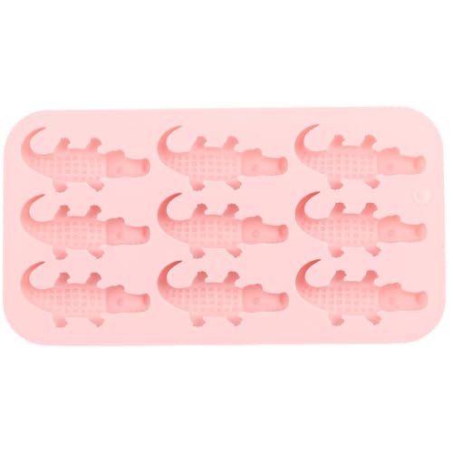9 Cavity Crocodile Silicone Chocolate Molds Alligator Candy Mold