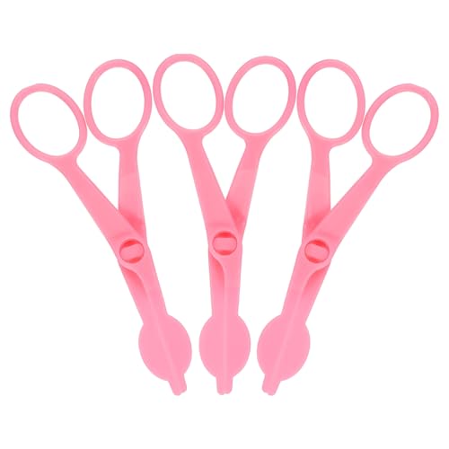 uxcell 3Pcs Flower Lifter Cake Decorating 5.1x2.2" Fondant Tool Pink - color: Pink