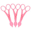 uxcell 3Pcs Flower Lifter Cake Decorating 5.1x2.2" Fondant Tool Pink - color: Pink