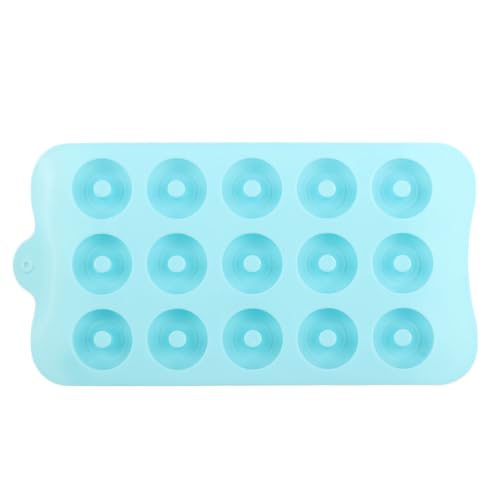 15 Cavity Donut Silicone Candy Molds Set Of 2