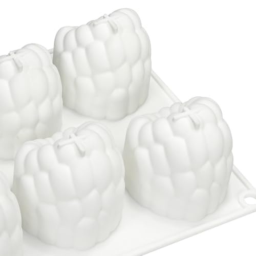 Raspberry Shape Silicone Mold 6-Cavity for Desserts - color: white(raspberry silicone mold-QY192)