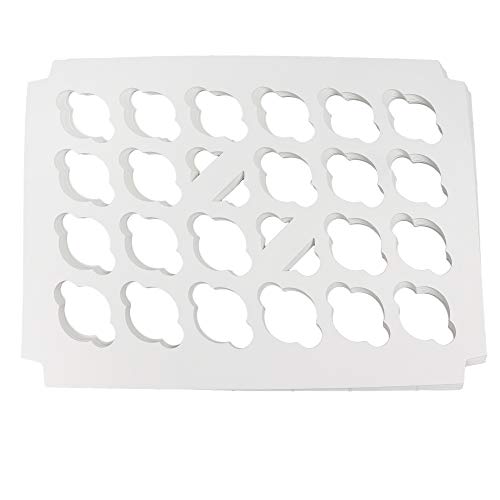 Mini Cupcake Insert for 14x10 Cake Box, 100 Pack