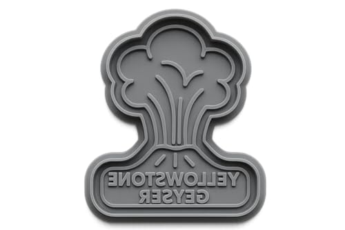 Yellowstone Geyser Cookie Cutter - 3.2x4" Premium Creative Baking Tool