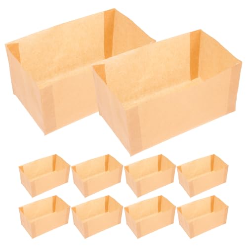 SHINEOFI 100 Pack Parchment Paper Loaf Pan Liners Nonstick Baking Sheets