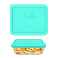 SOPHICO 11 Cup Silicone Replacement Rectangle Lids for Pyrex Glass 7212-PC - color: Mint-1pack