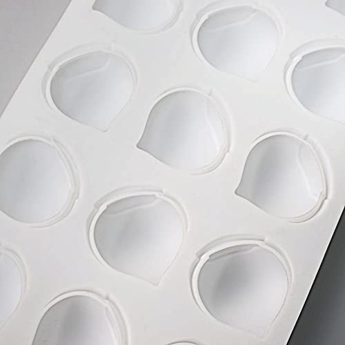 mostsom Mini Chestnut-Shaped Silicone Mold, 15 Cavity Non-Stick Gummy Mold for Chocolate, Fondant, Candy, Biscuits, Cookie, Jelly (Chestnut A) - size: Chestnut A