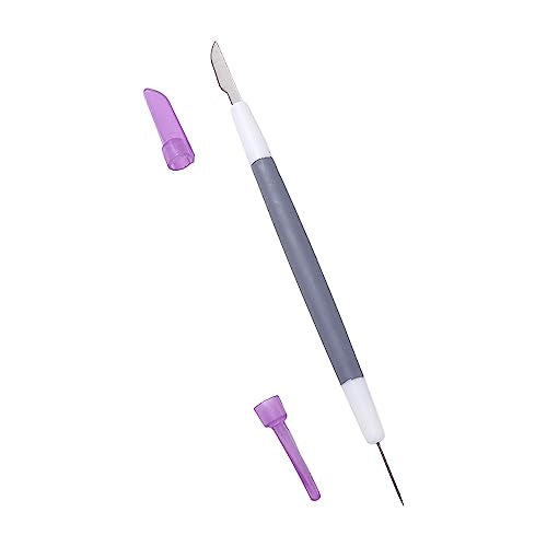 Vctitil 3Pcs Cake Decorating Tools,Fondant Sugar DIY Tools Cake Supplies,Pastry Carving Cutter Decorating Needle Tool Sugar Cookie Baking Scribing Tool