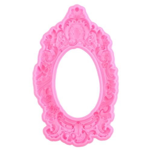 Mujiang Baroque Frame Silicone Mold Photo Frame Fondant Molds Set Of 2 - color: Style D