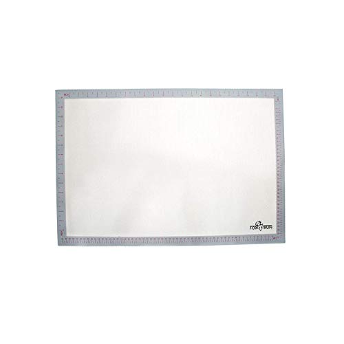 Fox Run Non-Stick Silicone Baking Mat, 16.5" x 24.5" - size: 24.5"L x 16.5"W