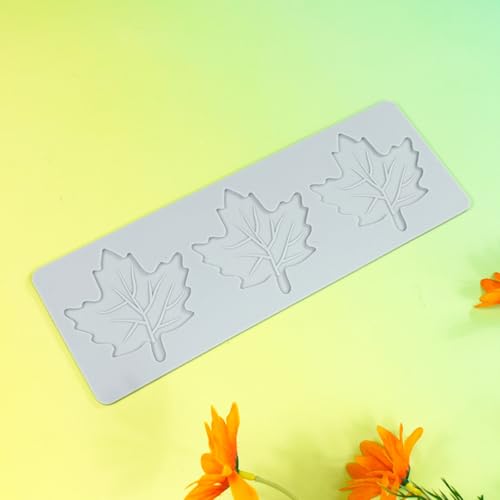 Lace Fondant Silicone Mold Maple Leaf Pattern Cake Decorating Chocolate, Candy, Buttercream, and Gummy Making, Elegant Baking Tools (C_ Maple Leaf) - size: C_ Maple Leaf
