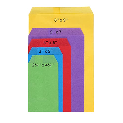 Quotidian Lemon Yellow Flat Greaseproof Paper Cookie Bags 4x6 in, 100 Count - color: Lemon Yellow