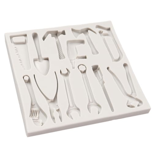 Construction Tools Fondant Silicone Mold Hand Tools Chocolate Mold - color: Style B