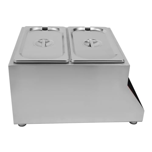 500W 2 Tanks Commercial Chocolate Melter Electric Butter Tempering Machine - size: 2 Tanks, 500W, Digital Display