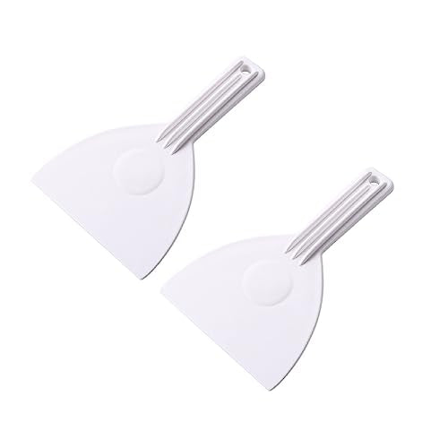2PCS Plastic Dough Cutter,Bread Dough Trimming Scraper,Cake Pizza Spatula Cutter, Pizza Bread Bench with Handle Trimming Icing Baking Chopper