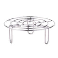 Steam Rack, Heavy Duty Steaming Rack Stand, Stainless Steel Round Steamer Cooling Rack Trivet, Pot Steamer Insert Food Stand, Steaming Cookware Accessories(Size:27.5cm/10.83in) - size: 27.5cm/10.83in