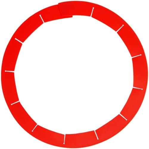 Adjustable Silicone Pie Crust Shields Baking Protectors Cover Ring Fits 8-11.4 Inch Pies Baking Pie Crust Shield Protector Cover for Edges (Red-1Pcs) - color: Red-1pcs